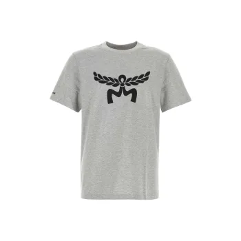 MCM Logo Printed Crewneck T Shirt