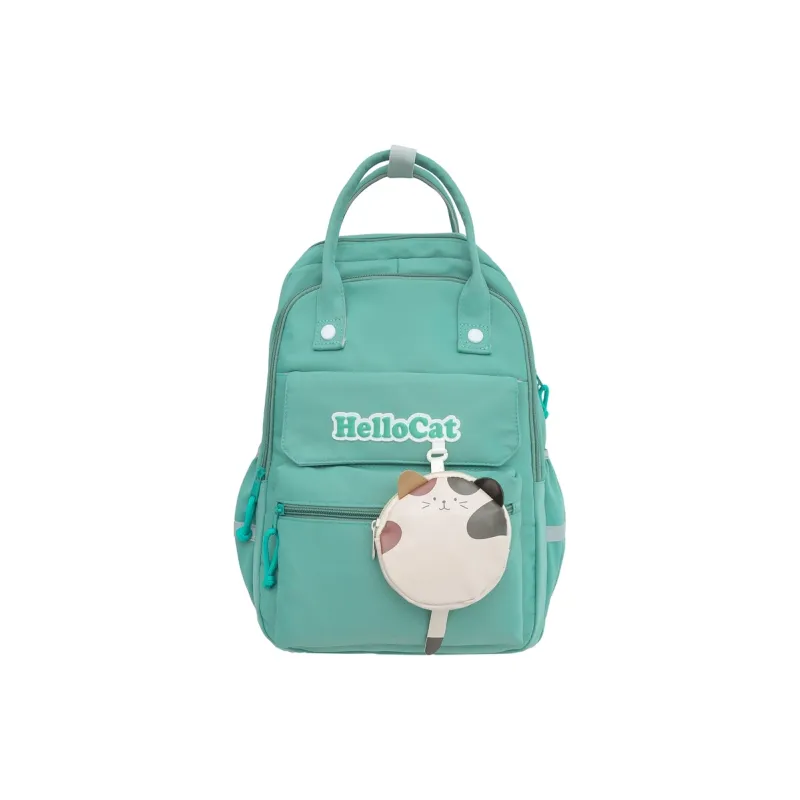 SEVENMOONS Nylon Backpack Regular Unisex Pink/Purple/Green/Blue/Brown/Black-6
