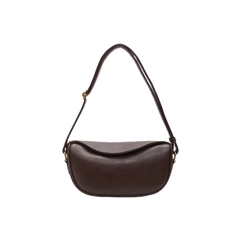 Single Warehouse PU Crossbody Bag, Shoulder Bag Regular Women's Coffee/Khaki/Black-0