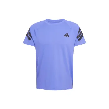 Adidas 3 StripesIcon T Shirt Men's Half Cobalt Blue/Black