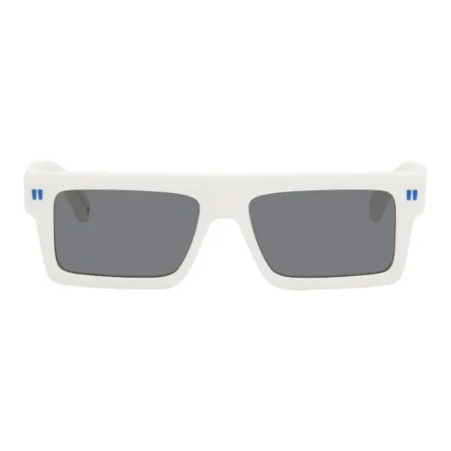 OFF WHITE Acetate Rectangular Sunglasses Men's White