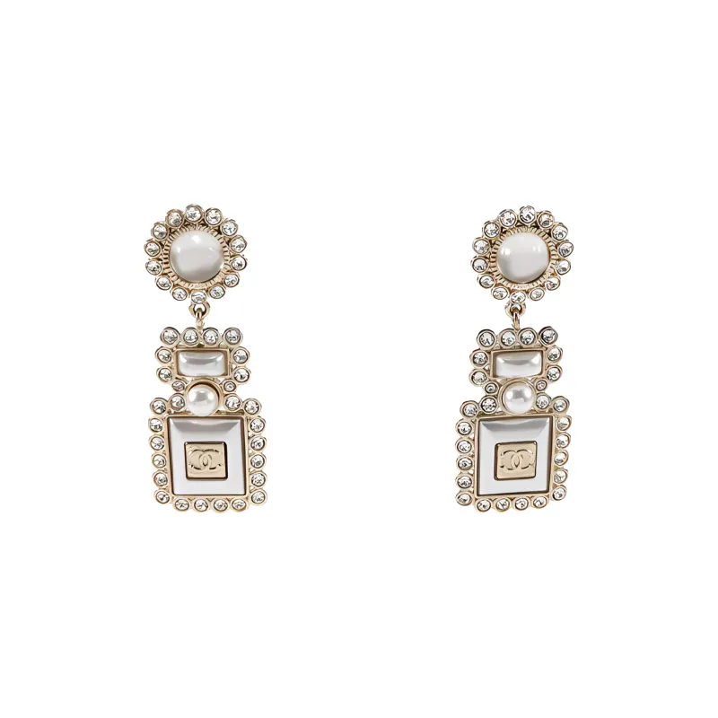 CHANEL Earrings Women's Gold-0