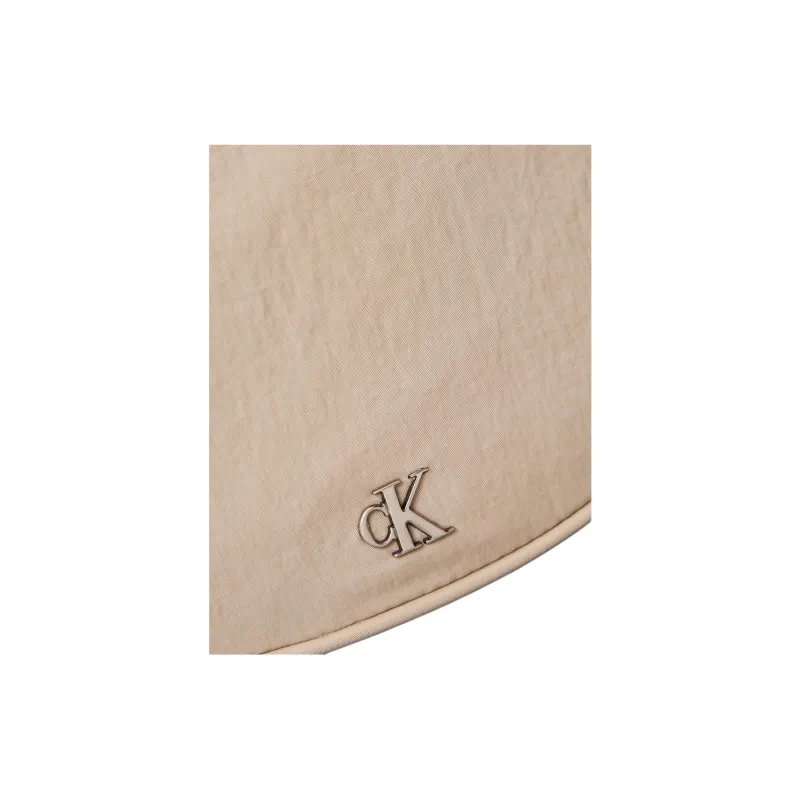 CALVIN KLEIN Nylon Crossbody Bag, Shoulder Bag Women's Beige-2