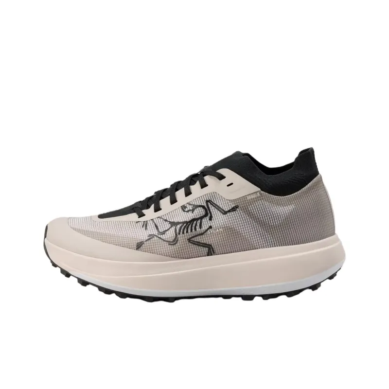 Arcteryx SYLAN PRO Anti Slip Wear Resistant Low Top Trail Running Shoes Men's Beige Gray-0