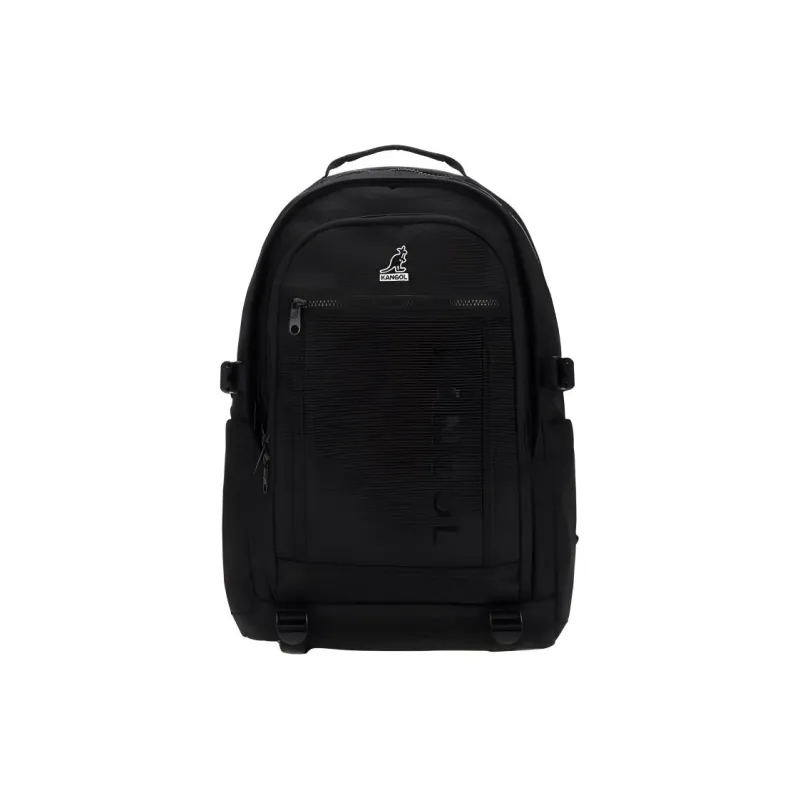 KANGOL Nylon Backpack Regular Unisex Black-0