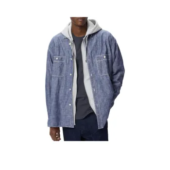 UNIQLO Shirts Men Sea Blue
