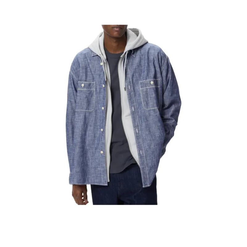 UNIQLO Shirts Men Sea Blue-0