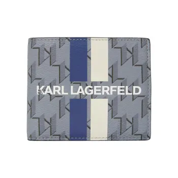 KARL LAGERFELD Polyurethane Wallet Men's Gray