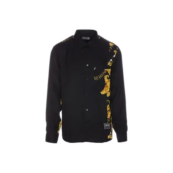 VERSACE JEANS COUTURE Paisley Printed Button Up Shirt
