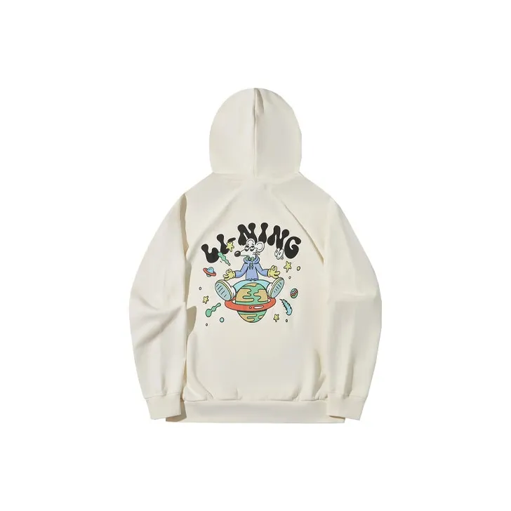 LiNing x Steven Harrington Skateboard Collection Sweatshirt Men's Ecru-0