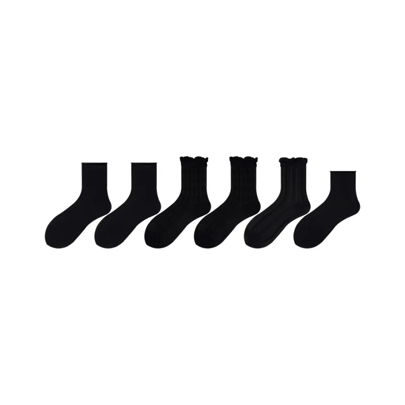 Amnesia Cat Mid Calf Socks Women's Combo Set-16