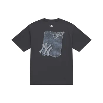 MLB MONOGRAM Collection New York Yankees SS25 T Shirt Unisex Charcoal Gray