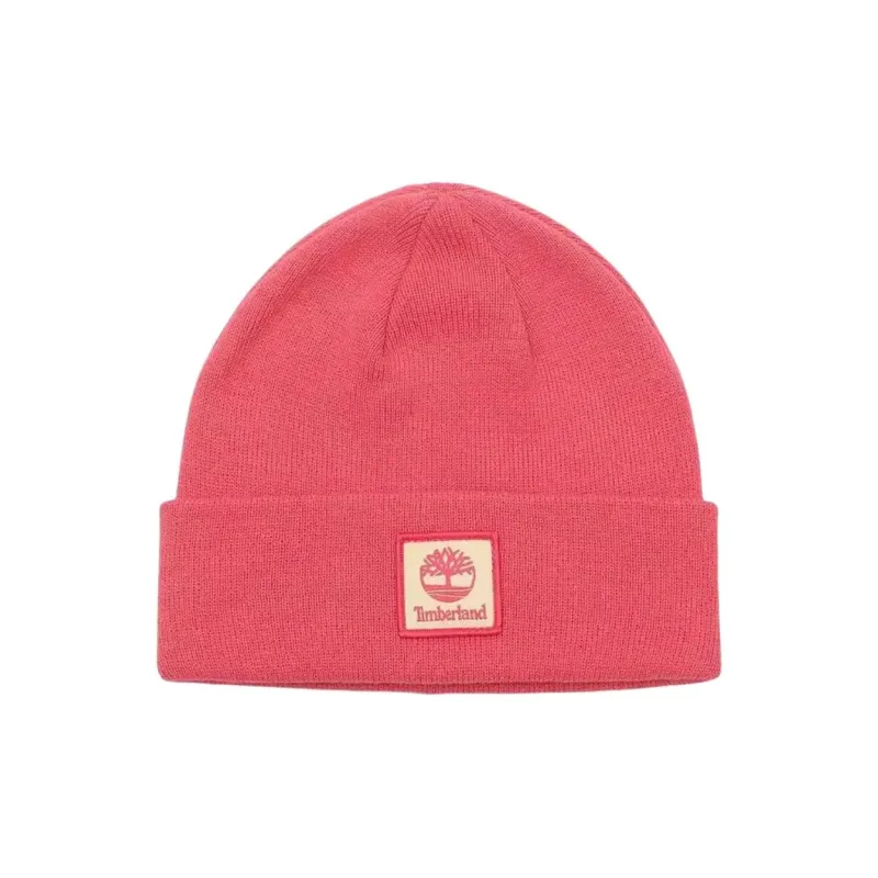 Timberland Polyester, Acrylic Beanies Unisex Pink-1