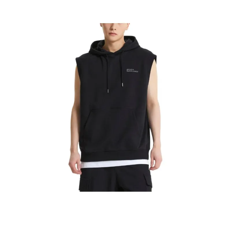 New Balance Uni NbscSEMI OVER FIT Tank Top Men's Black-0