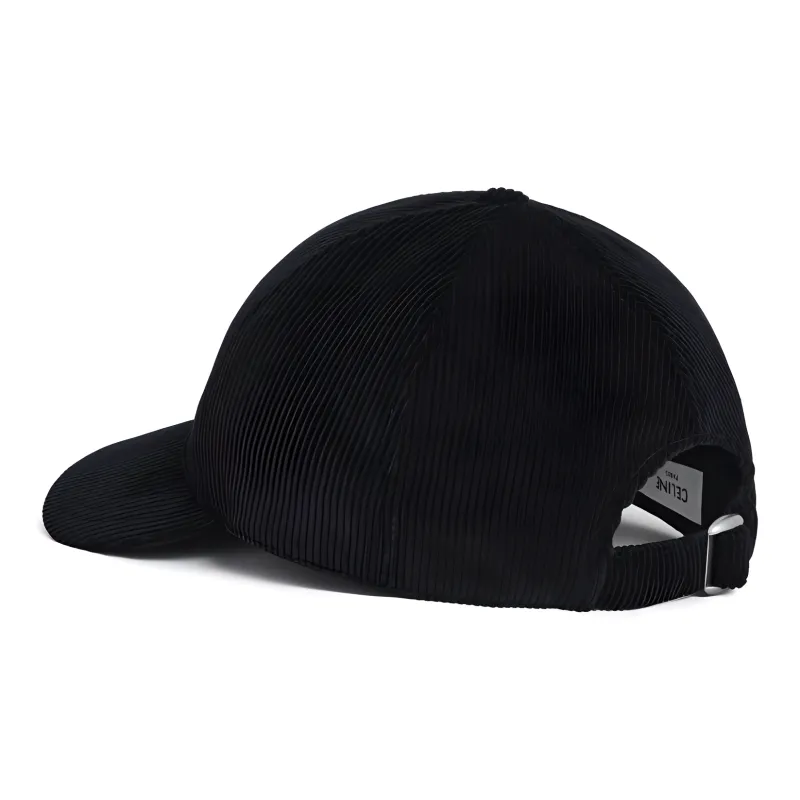 CELINE Baseball Cap In Corduroy-3