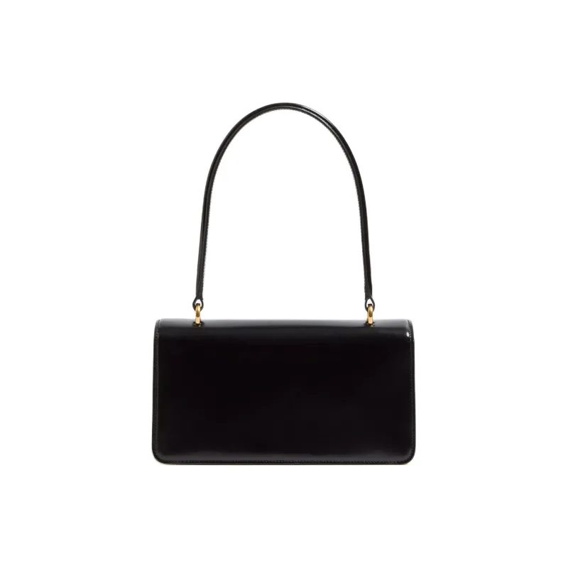 Valentino Cow Leather Handbag Women's Black-2