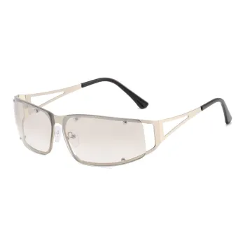 VERENA REINE Metal Square Sunglasses Unisex