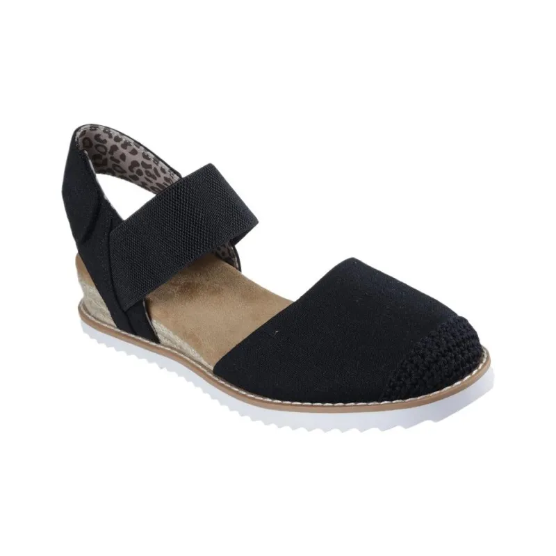 Skechers One Strap Sandals Women's Black-2