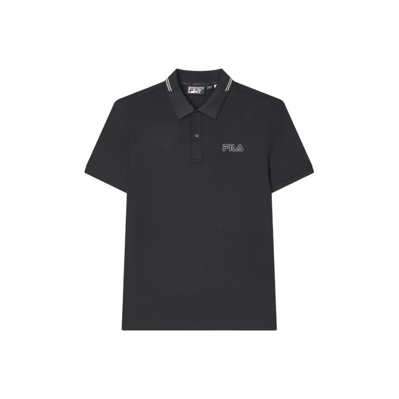 FILA Polo Shirt Men's Jet Black-0