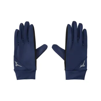 Mizuno Polyester Polyurethane Gloves Unisex Blue