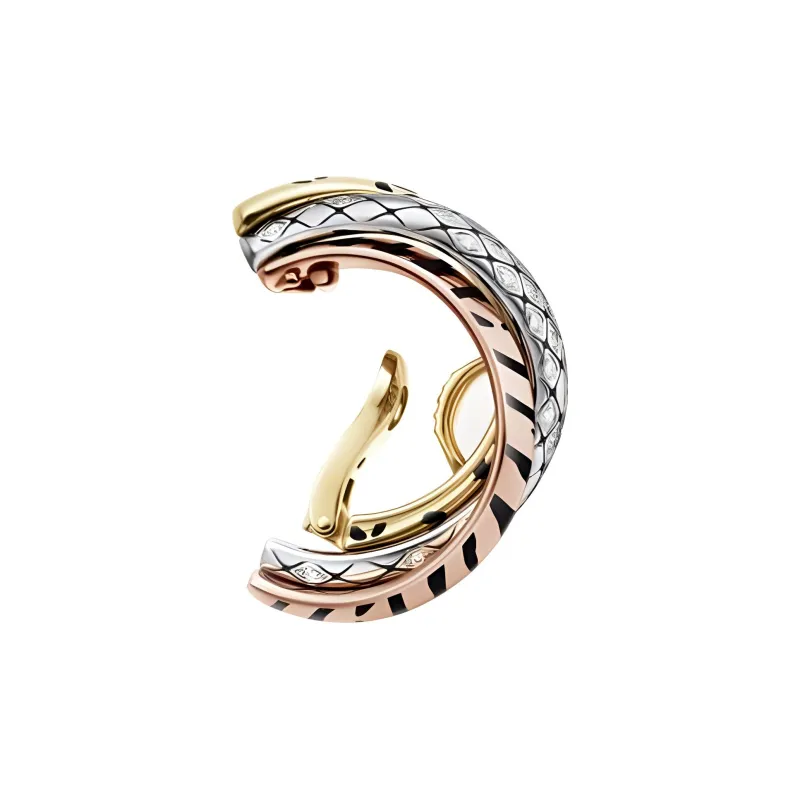 CARTIER White Gold, Rose Gold, Gold Diamond Earrings Women's-2