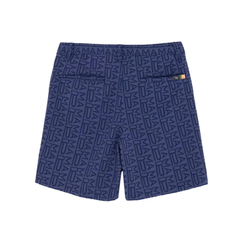 PUMA AOP Golf FOG Casual Shorts Men's Marine Blue-1