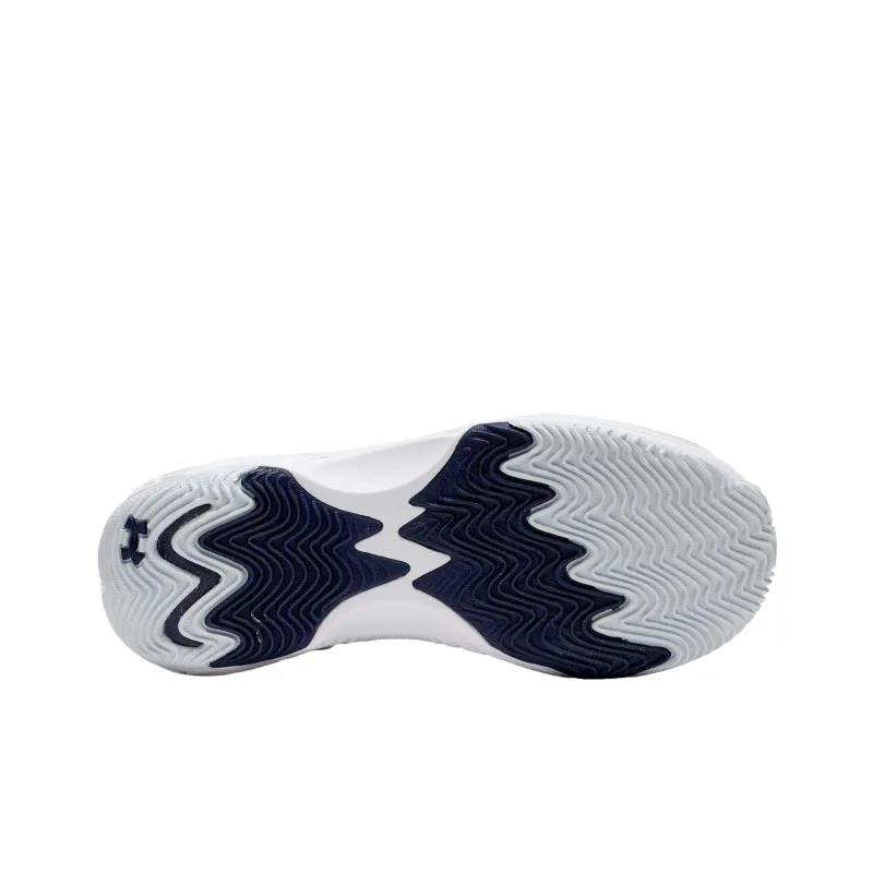 Under Armour Spawn 7 Low Top Basketball Shoes Unisex White-4