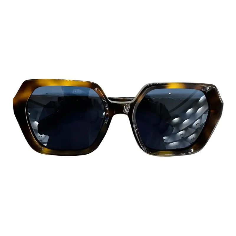 DIOR - Irregular Shape Sunglasses Women's Tortoiseshell-1