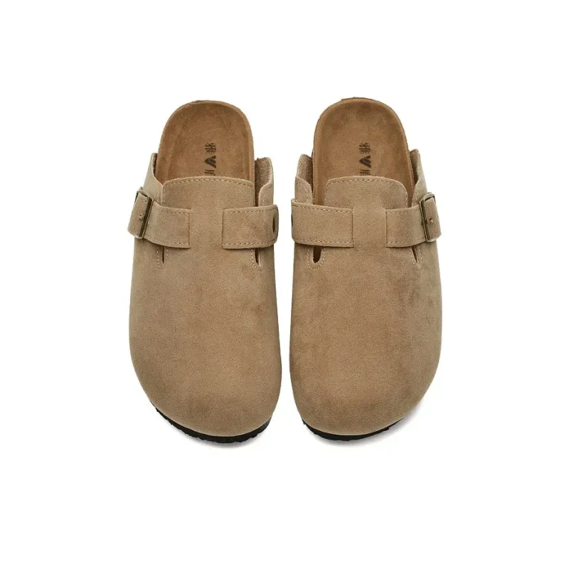 Yalu Rubber Sole Abrasion Resistant Closed Toe Slippers Unisex-4