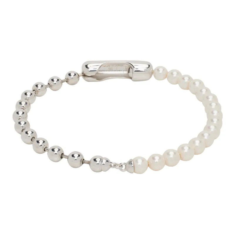 AMBUSH Pearl embellished Choker Necklace-0