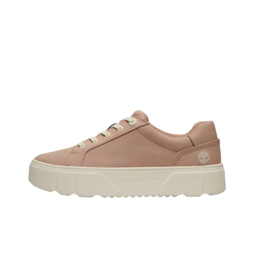 Timberland Laurel Court Anti Slip Wear Resistant Low Top Skateboard Shoes Women's Pink