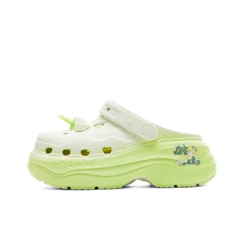 PEAK Clogs Women's Zinc Green Spring Flower Green