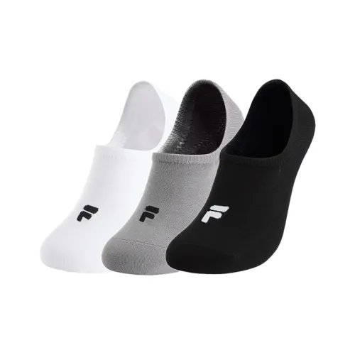 FILA FUSION CLASSICS No Show Socks Unisex 3 Pack