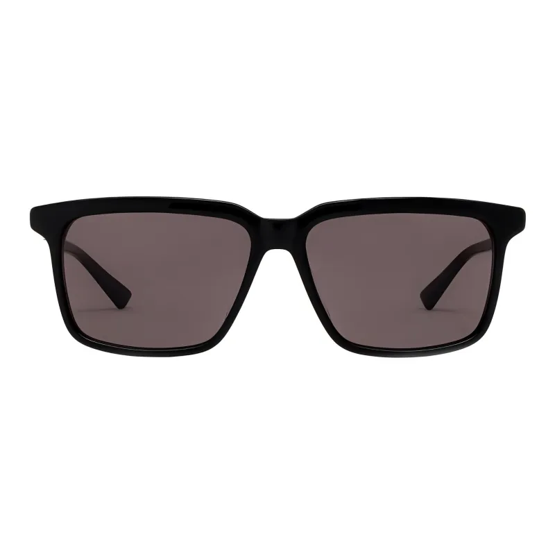 Bottega Veneta Recycled Acetate Rectangular Sunglasses Men's Black-1