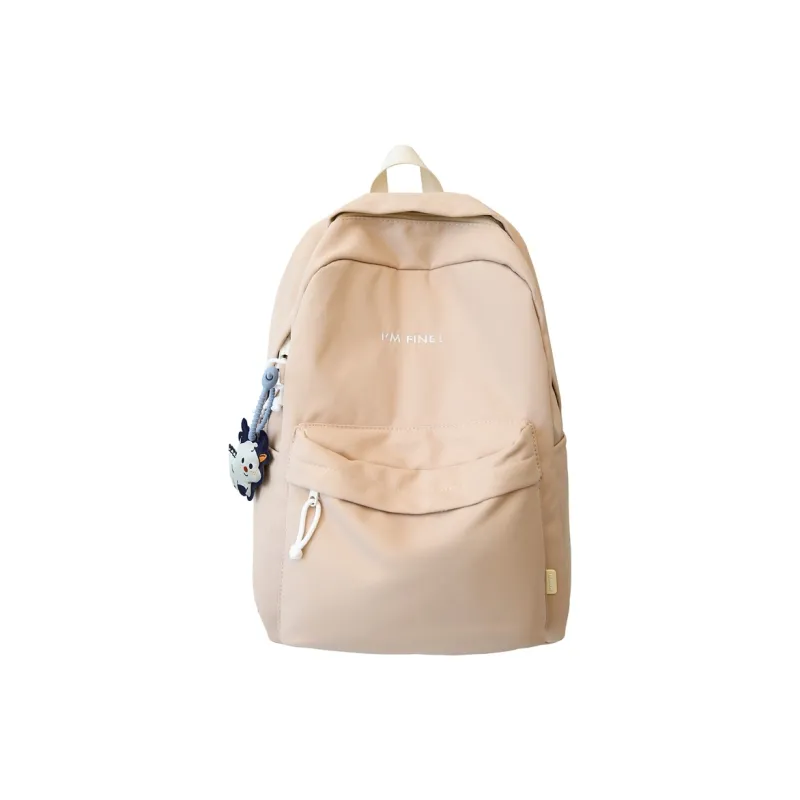 Alcohol Dragon Nylon Backpack Regular Women's Multicolor-39
