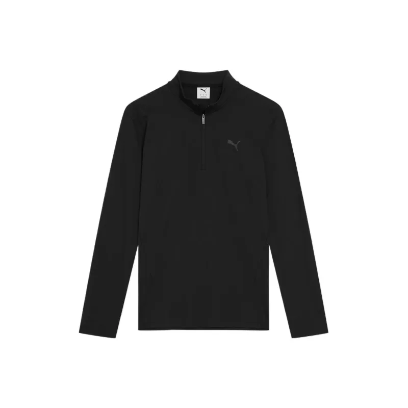 PUMA TRAINQuarter Zip Jacket Men's Black-0
