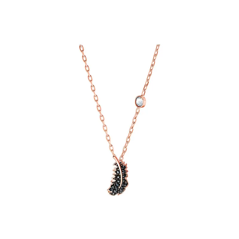 Swarovski NAUGHTY Faux Crystal Stone Necklaces Women's Rose Gold Tone Plated-1