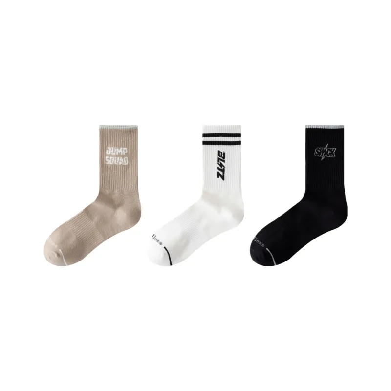 Cotton Gene Mid Calf Socks Men's Combo Set-15