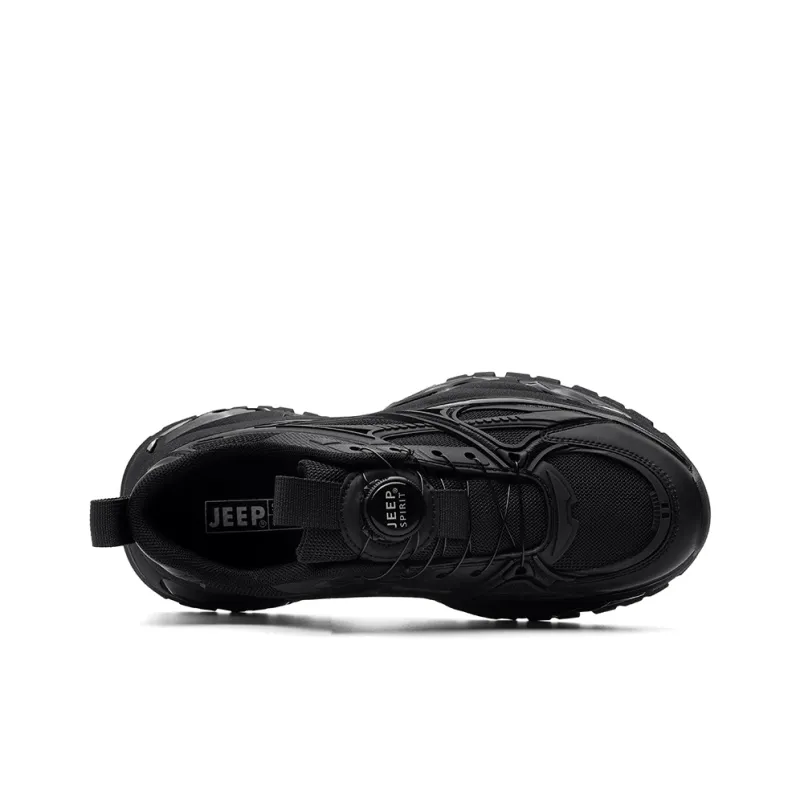 JEEP SPIRIT Low Top Chunky Sneakers Men's Black-4