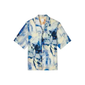 Paul Smith Oversized Painted Photograph Shirt