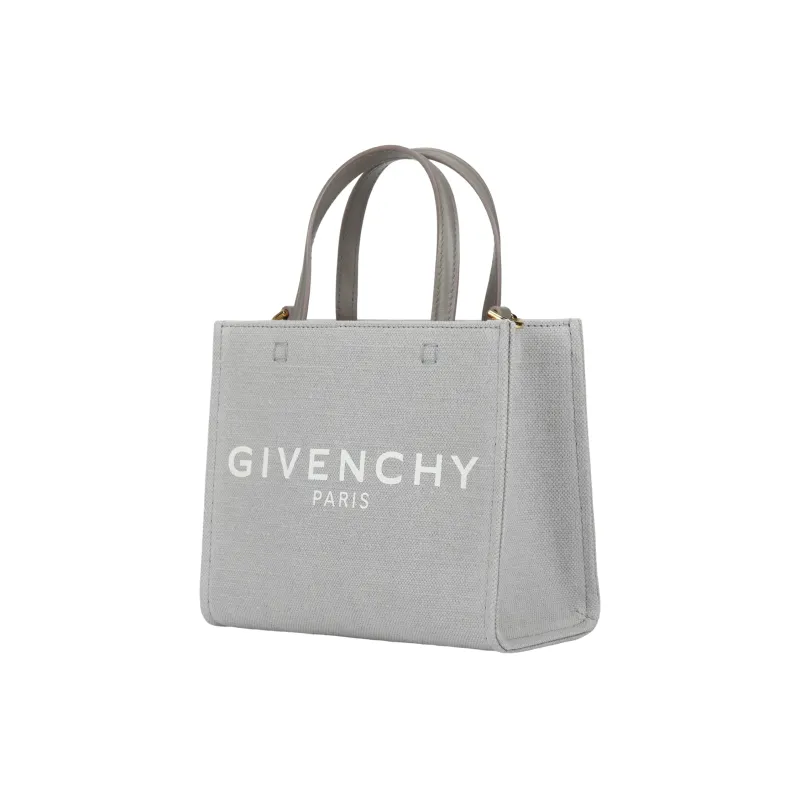 Givenchy Cow Leather Detail Tote Bag, Shopping Bag, Shoulder Bag, Crossbody Bag, Handbag Mini Women's Gray-1