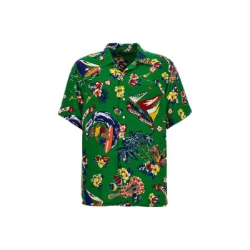 Polo Ralph Lauren Bear Surfer Printed Buttoned Shirt