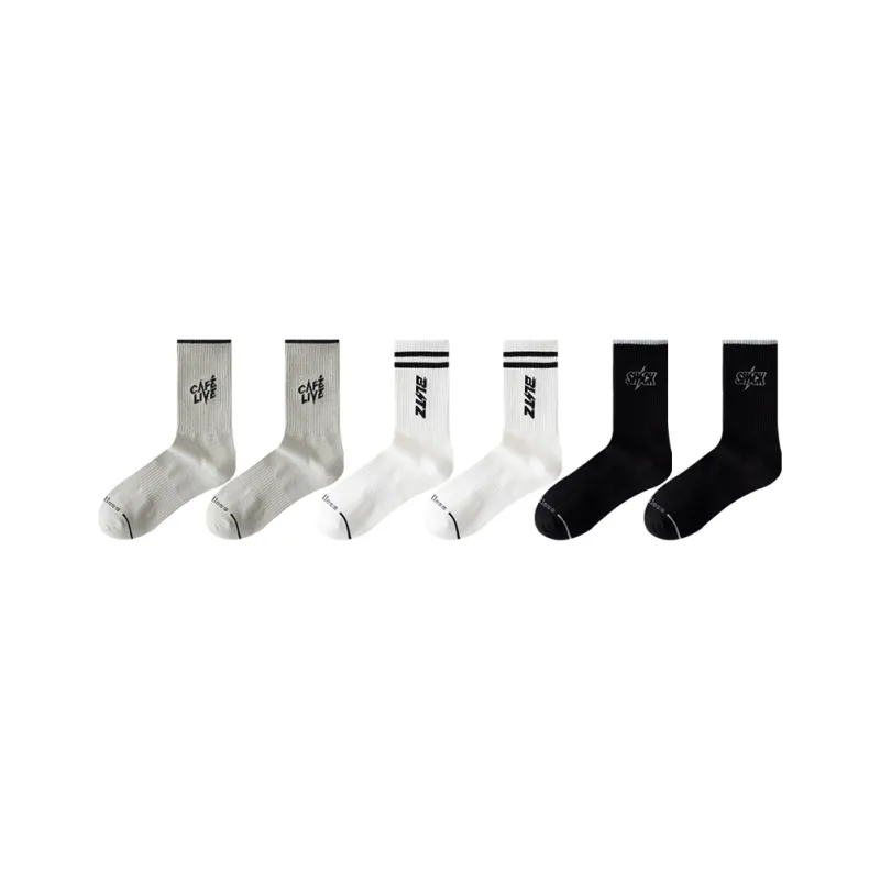 Cotton Gene Mid Calf Socks Men's Combo Set-23