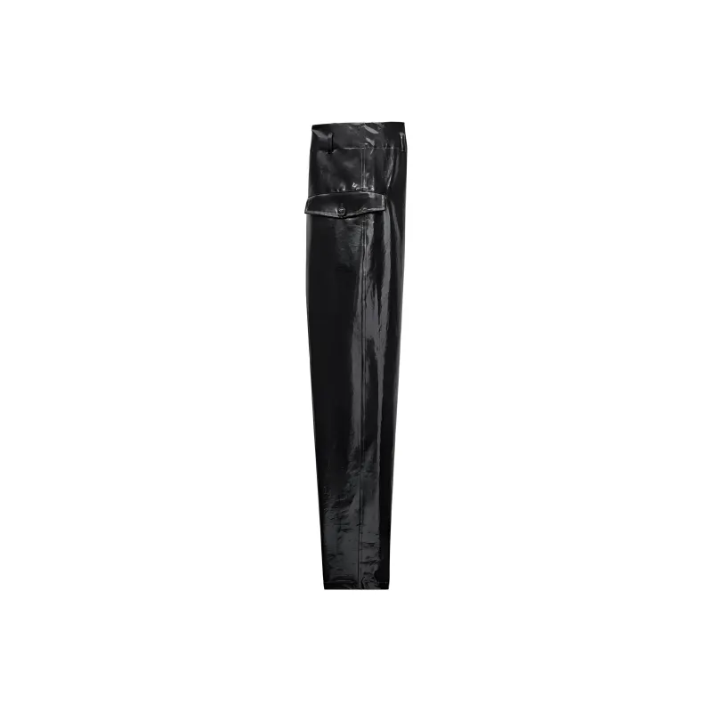 SAINT LAURENT Paperbag High-Rise Trousers-1
