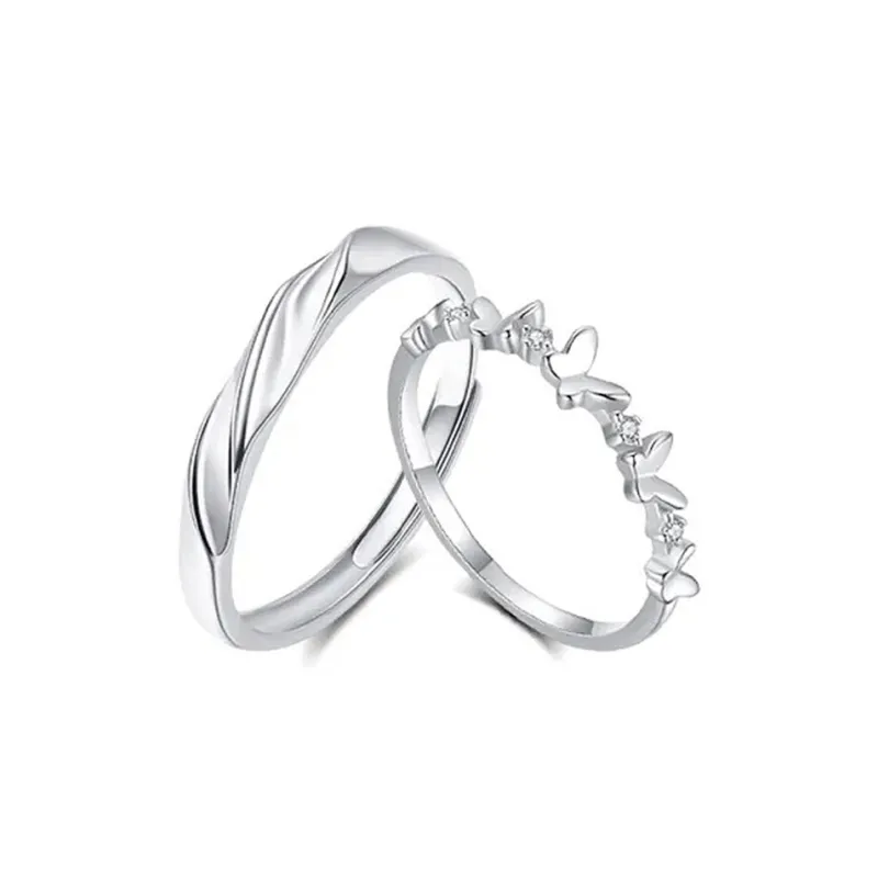 CHINA GOLD 999 Fine Silver Rings Women's-3