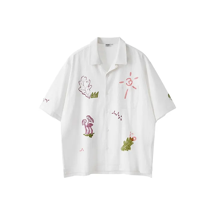 BUTTBILL Shirts Unisex White-0