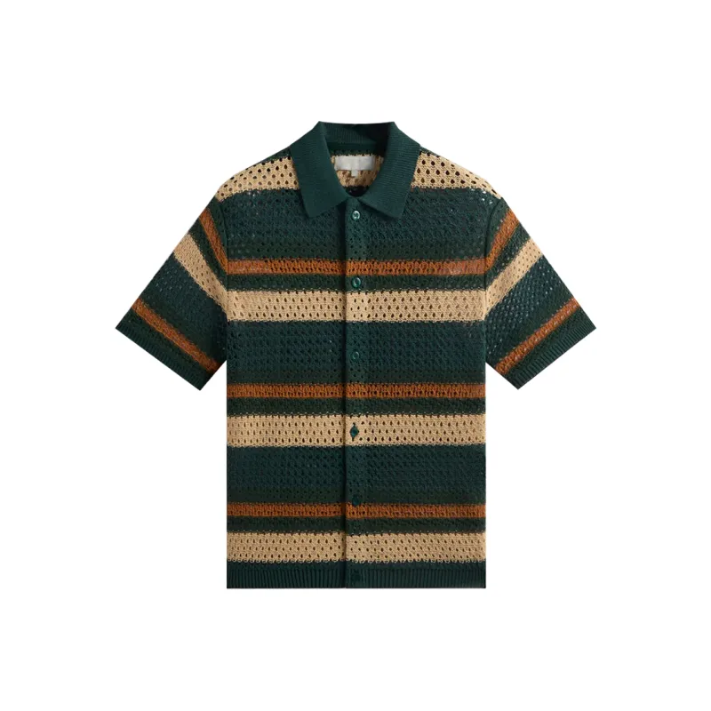 KITH Thompson Crochet Button Down Shirt-0