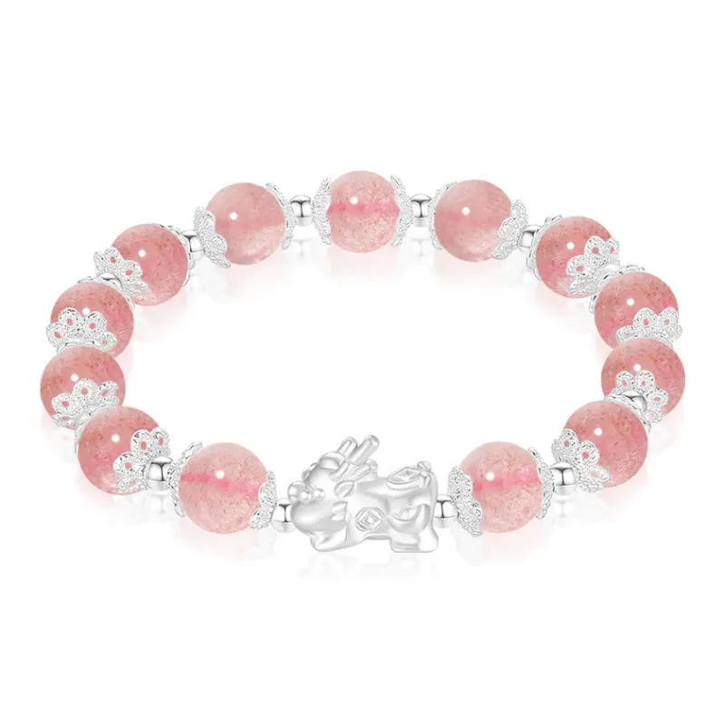 Cuz Strange Intention Glass Cat Eye Bracelets Unisex-0