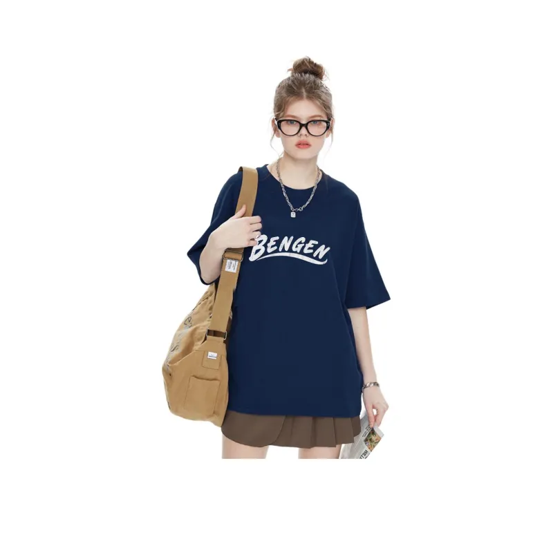 BENGEN Drop Shoulder Sleeve T Shirt Unisex-11