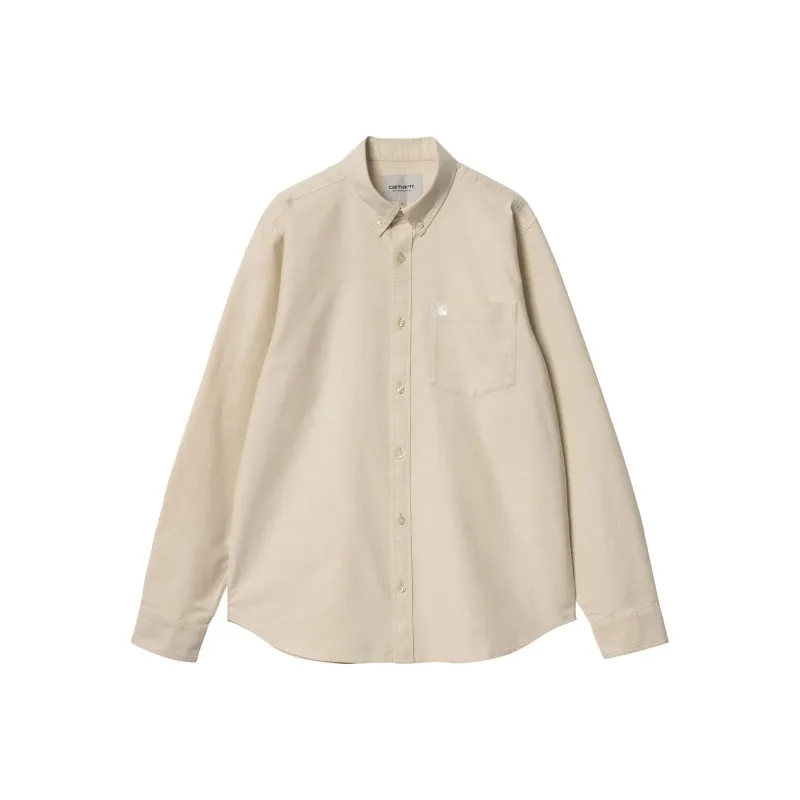 Carhartt WIP Shirts Unisex Corn Silk White-0